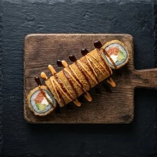 Deep-fried Salmon Roll